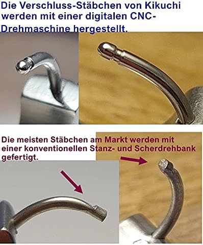 Ø 20 mm / 2,5 mm Ohrringe Titan Verschluss Edelstahl Creolen Groß Slim Tube Matt Hochglänzend Silber Gold Schwarz