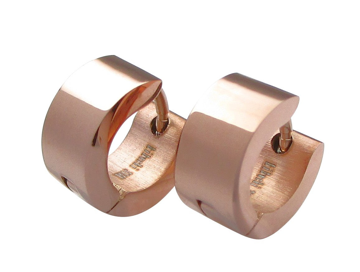 🔷 Kleine Ohrringe Ø 10 mm / 5 mm XS Helix Mini Creolen Gold Silber Rotgold Hochglänzend Blau Matt