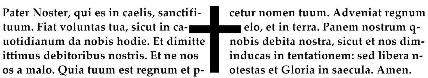 ⚜️ Herren Damen Partner Armband Edelstahl Lederarmband Schwarz Pater Noster (Vater Unser) Gebet Lateinisch 16 bis 23 cm