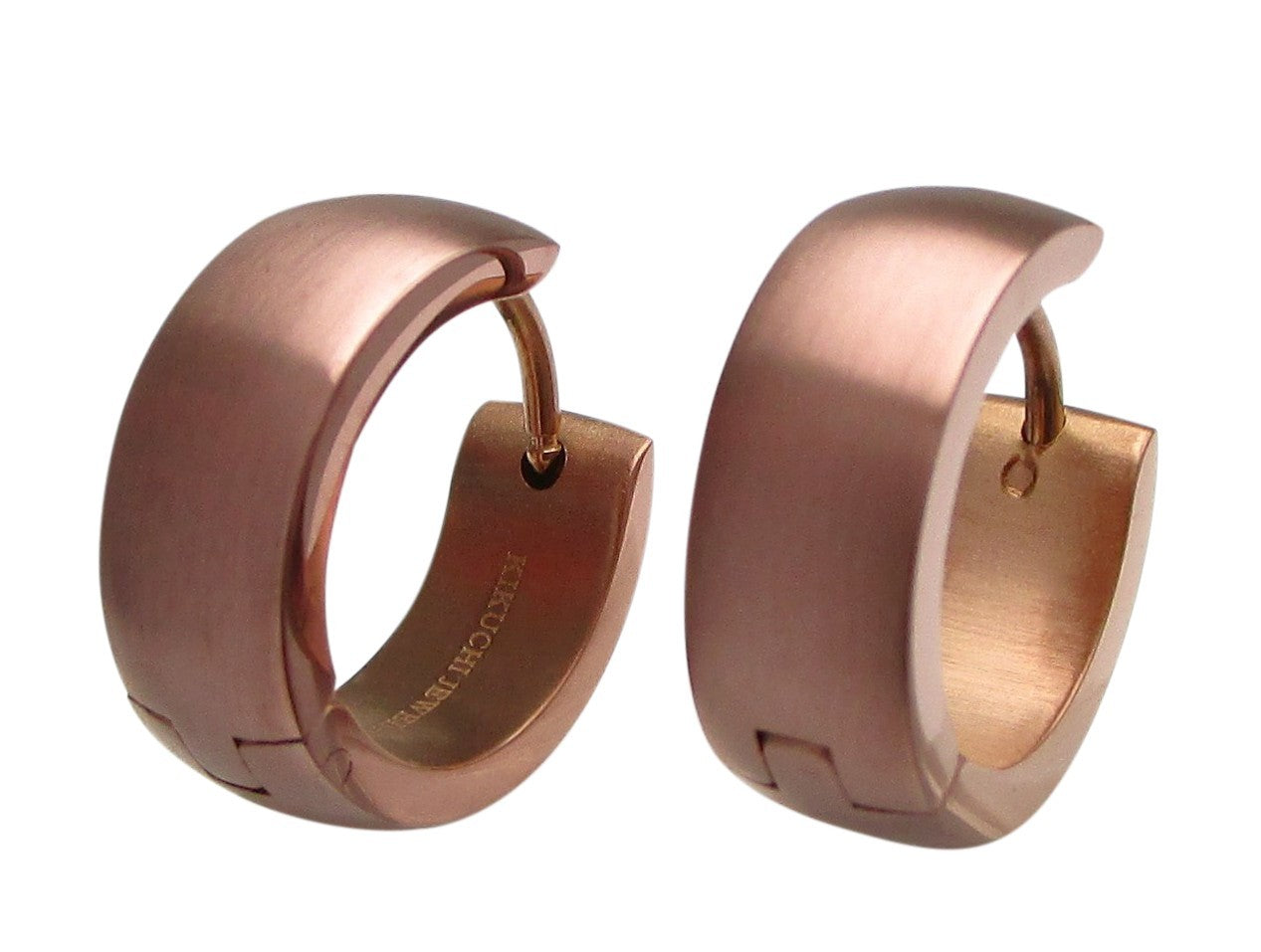 🎉 Ø 16 mm / 6 mm Edelstahl Ohrringe Bogen Creolen Silber Gold Matt Bronze Matt Hochglänzend Für Herren Damen